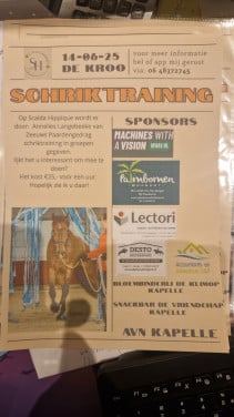 Schriktraining paard