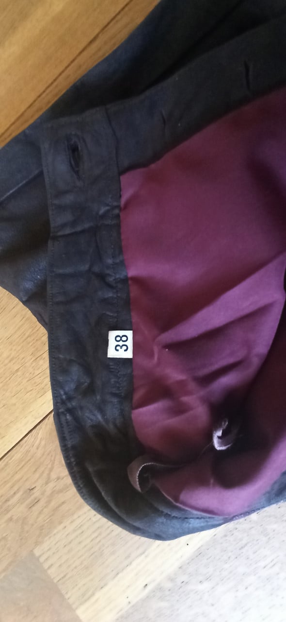 Dames Wild Cats leder short - maat 38 - Nieuw
