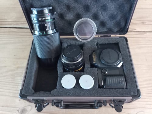 T70 Canon analoog fotocamera