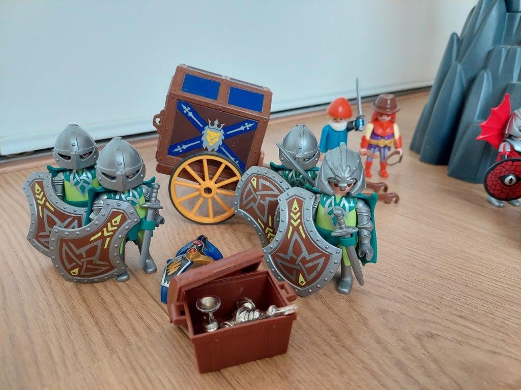 Playmobil draken kasteel en ridders