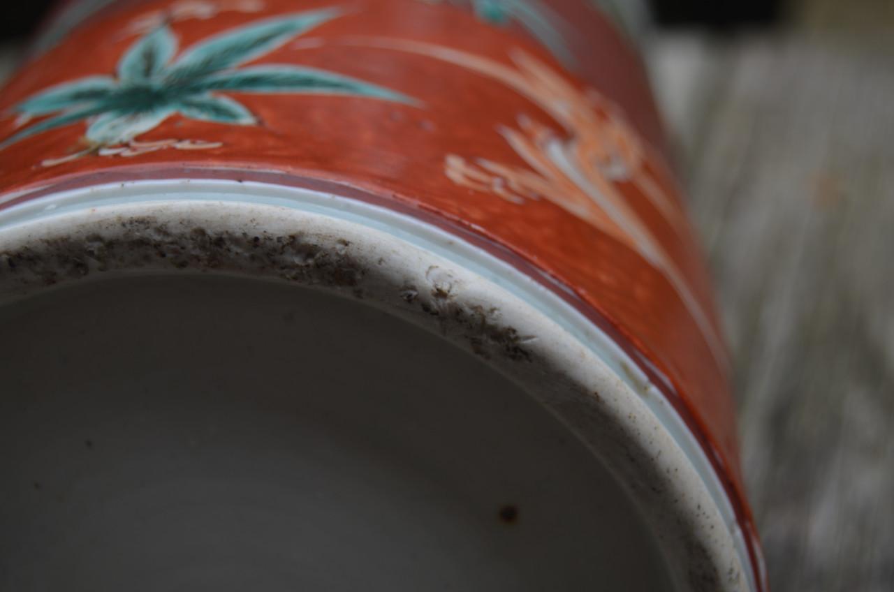 2 Japanse vazen, 1 goed, 1 niet zo........