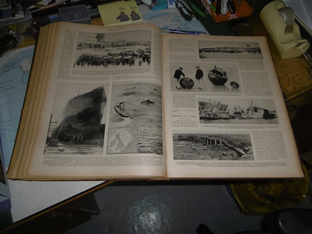 EERSTE WERELD OORLOG De Prins  1914 - 1915      -    Fotoboek
