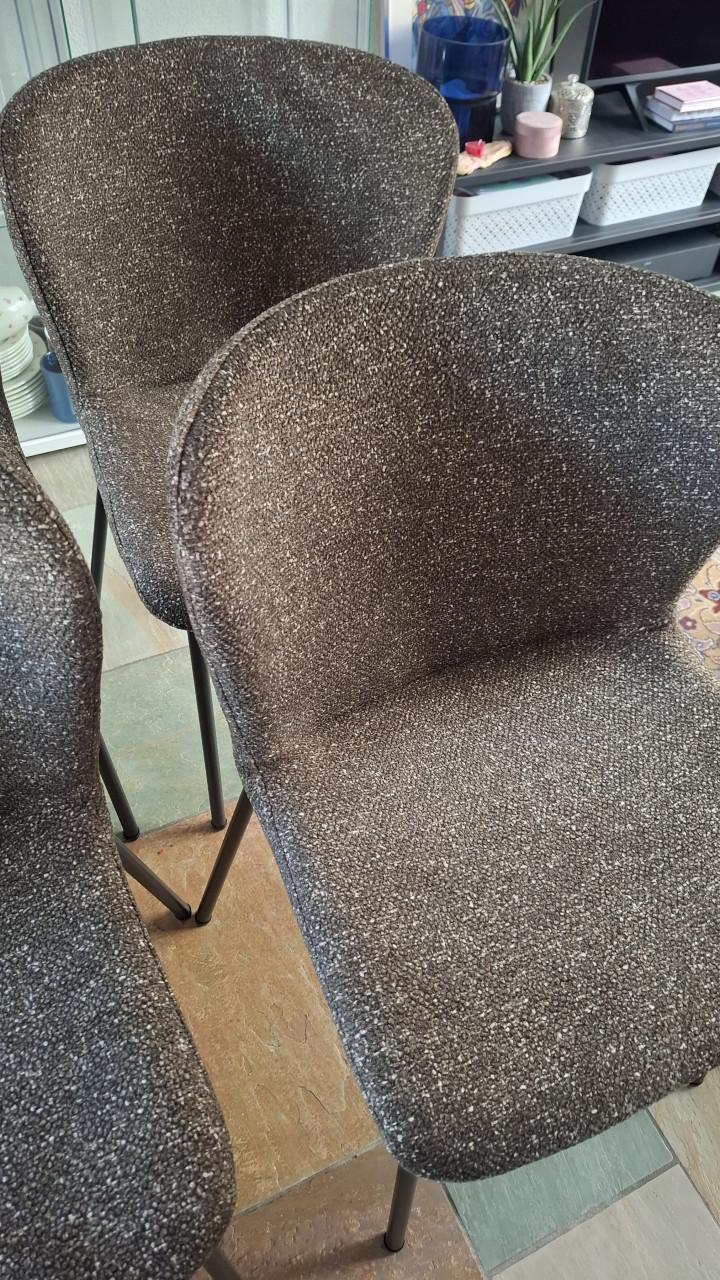 6x eetkamerstoel donker groen