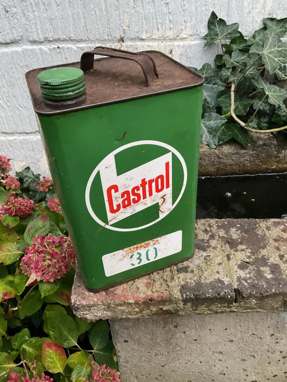 Vintage Castrol olieblik 6 ltr.