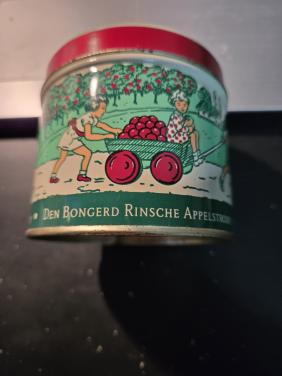 Vintage Den Bongerd Rinsche Appelstroop Blik - 450g