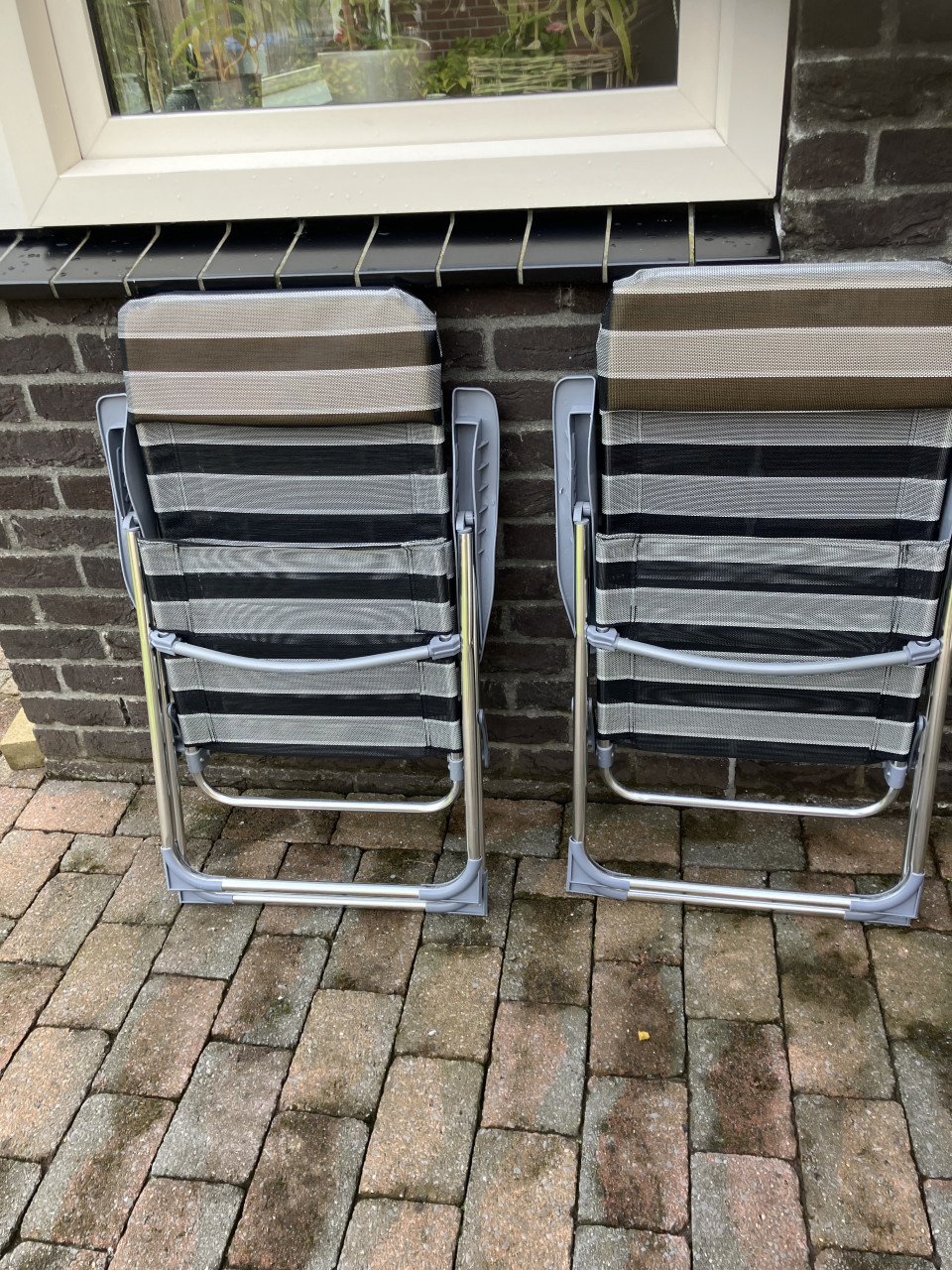 Camping stoelen met hoge rug