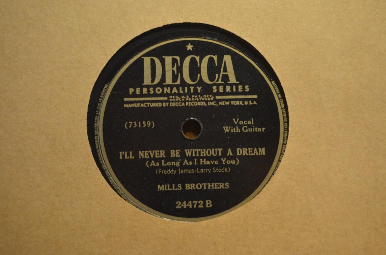 78 rpm Mills Brothers jaren '40 en '50 héél veel stuks. (5)
