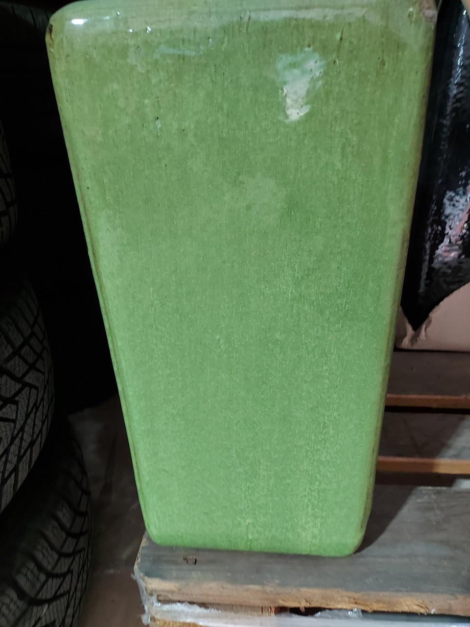 Set groene bloembakken