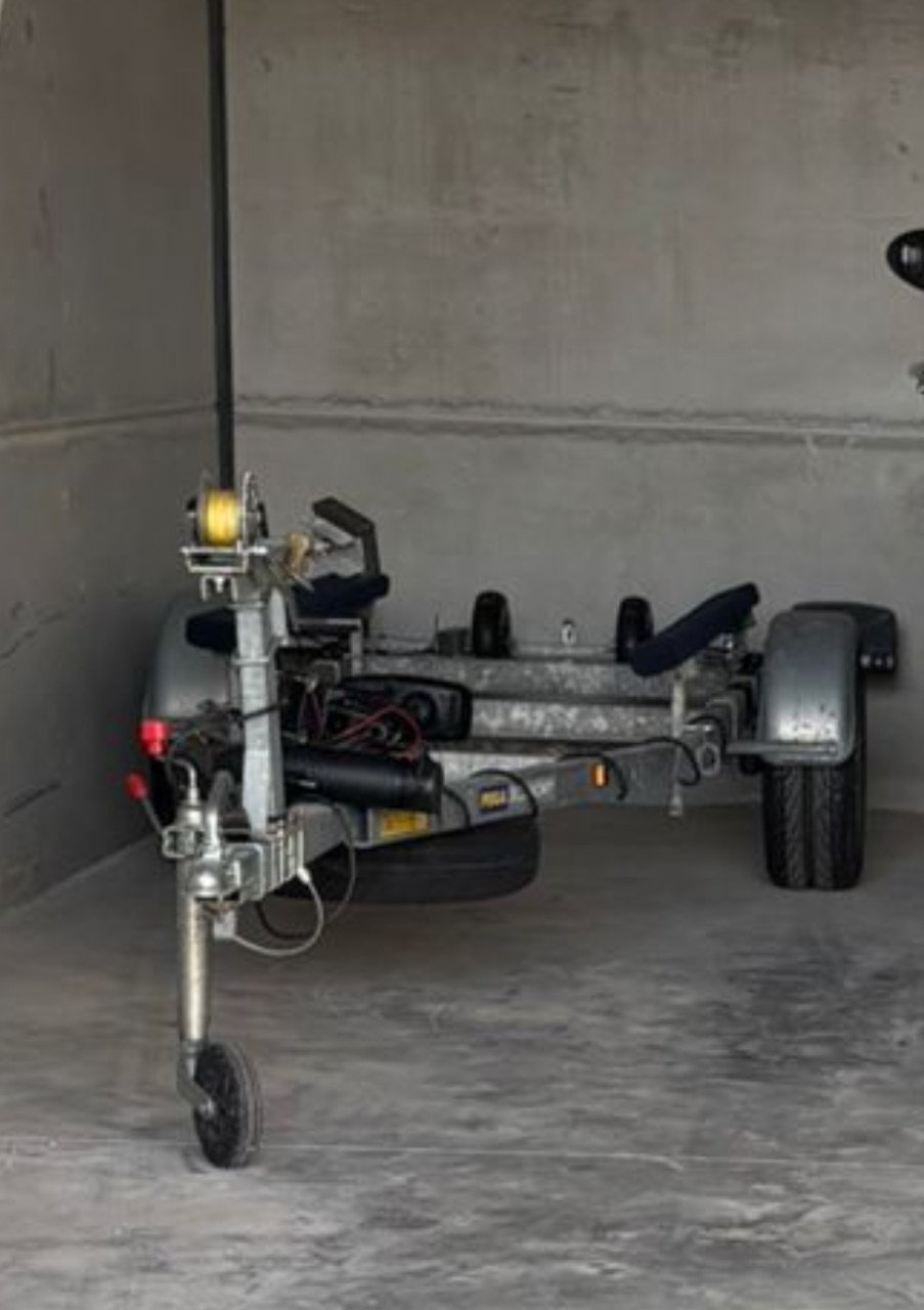 Trailer pega voor een boot van 4meter