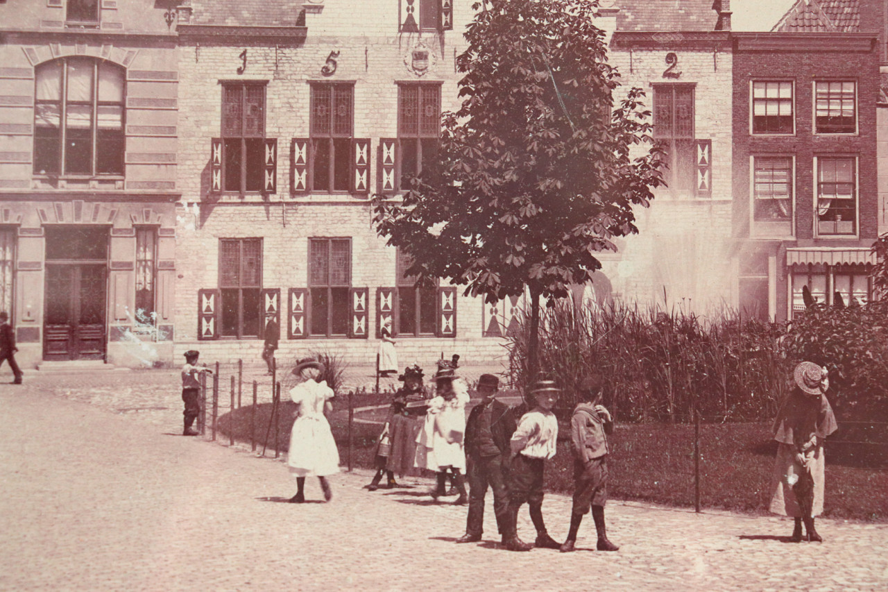 Historische foto: Gezicht op de Balans, Middelburg