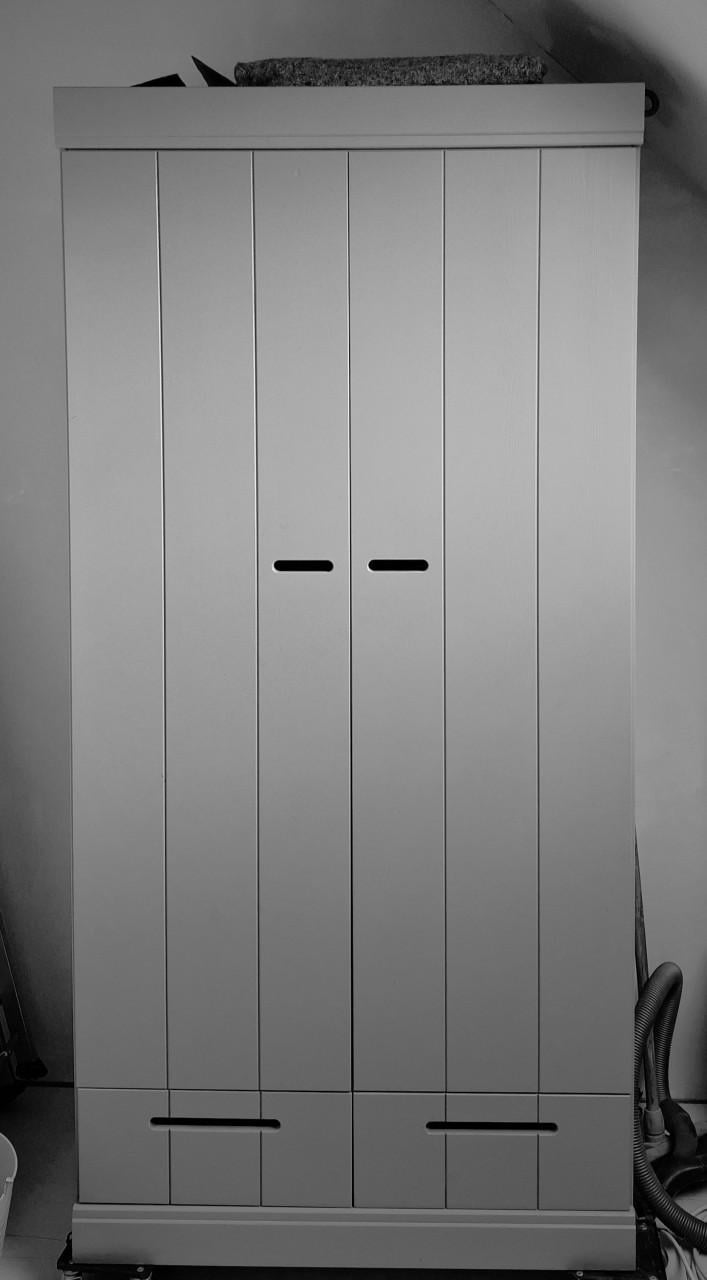 Grenen kledingkast Woood Connect