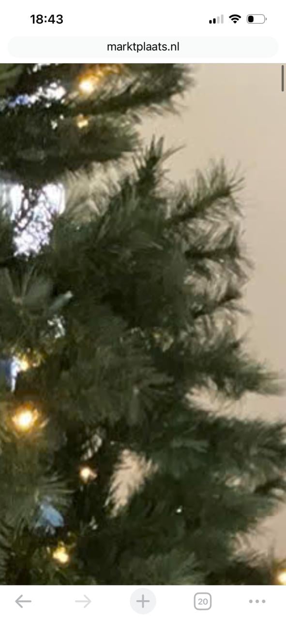 Kerstboom met verlichting Intratuin