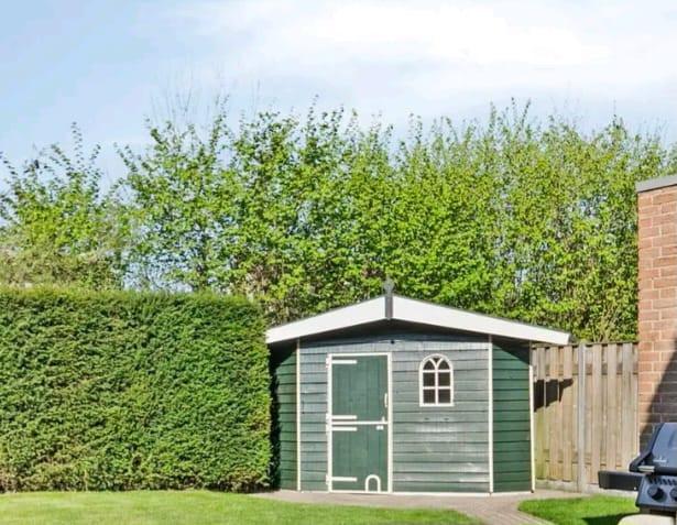 Leuk tuinhuis landelijke stijl - zelf demonteren