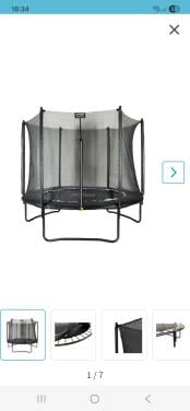 Trampoline 305 cm rond met vangnet.