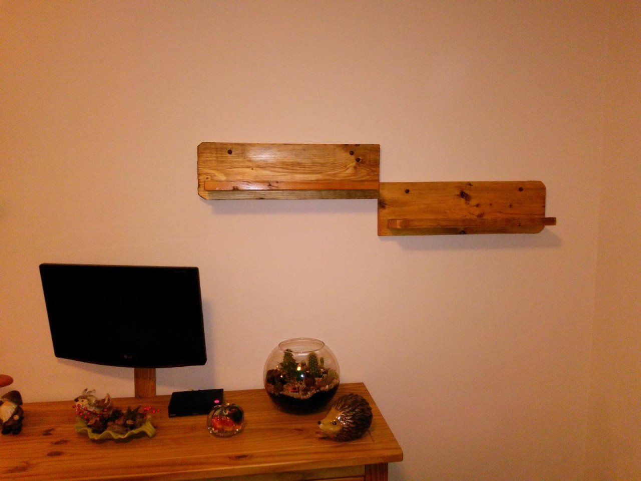 Grenen Steigerhout Wandbord en Wand planken