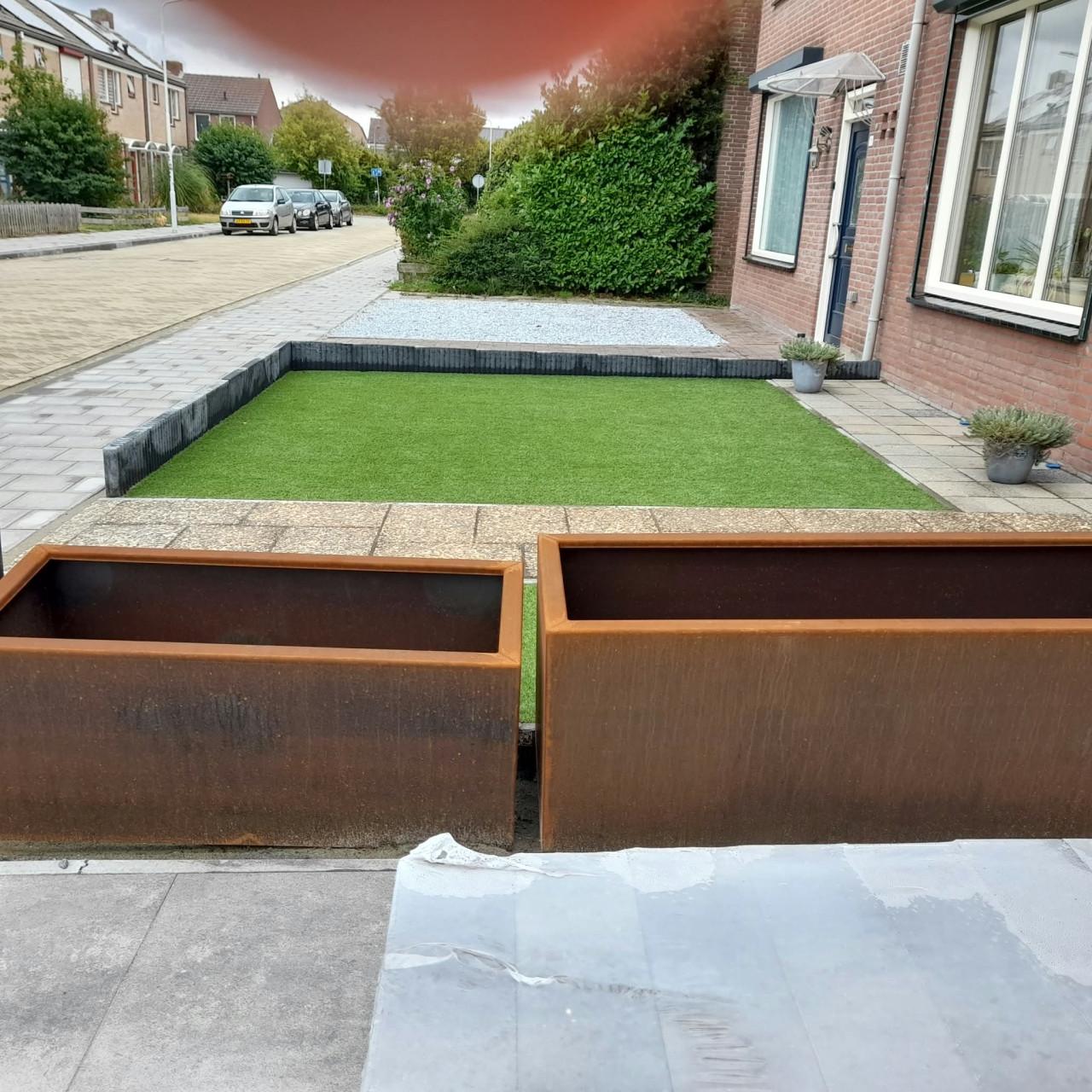 Cortestaal plantenbakken