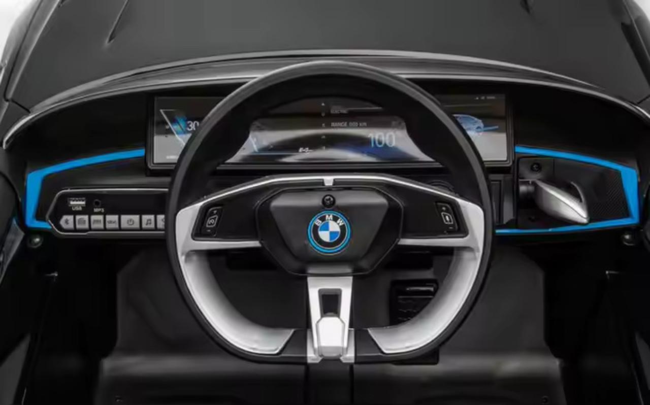 Elektrische Kinderauto 12V – BMW i4 | Zwart