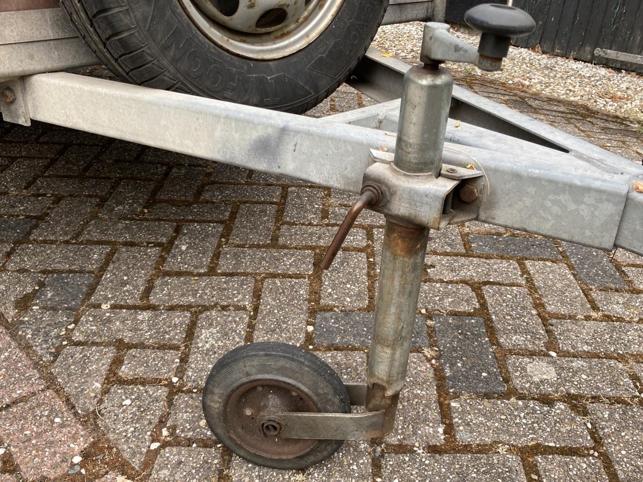 Aanhanger bakwagen kar enkelasser torsievering i.z.g.st.!    125x225 cm
