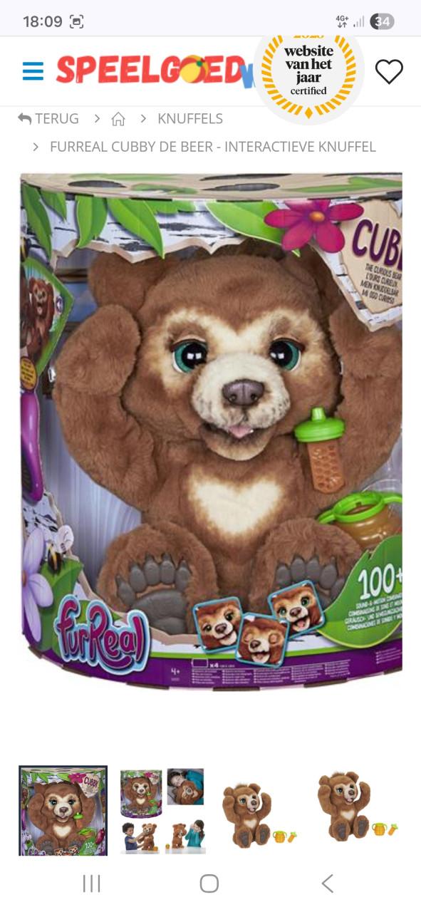 Furreal cubby de beer