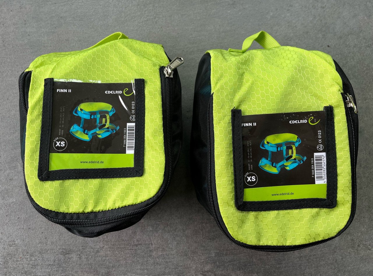 2x Klimgordel kind Edelrid FINN II XS
