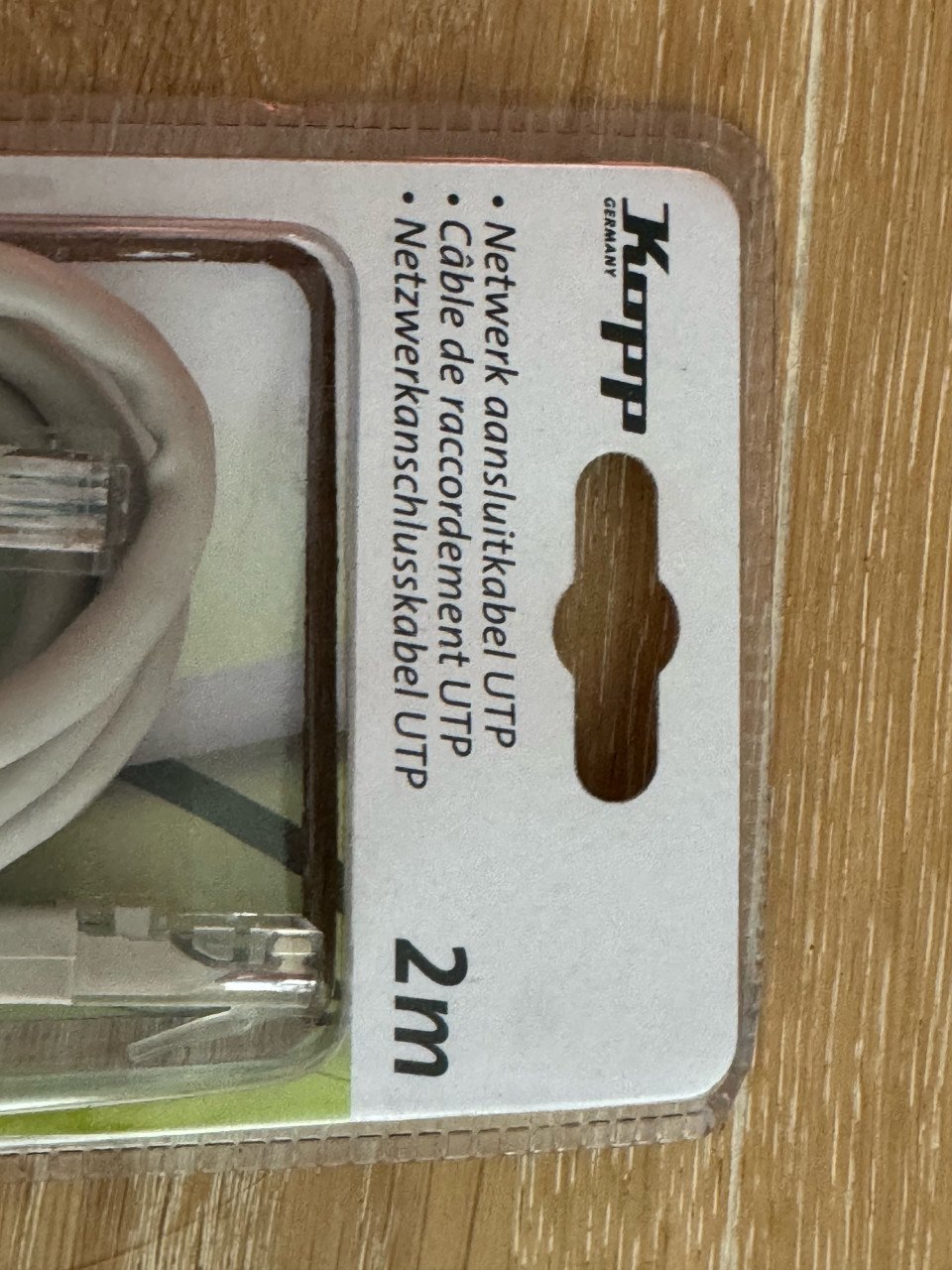 Nieuwe Kopp Netwerkkabel UTP 2m Cat.6