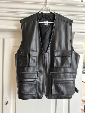 Leren vest