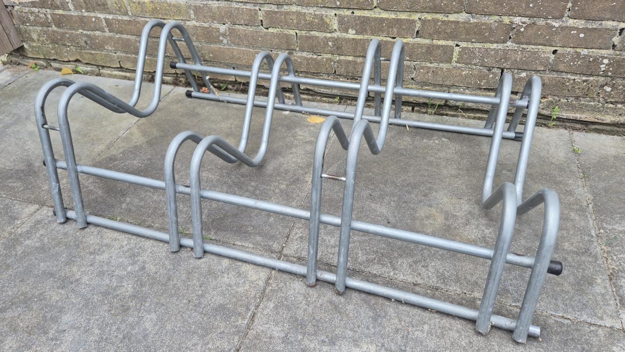 Stevig fietsenrek voor 4 fietsen