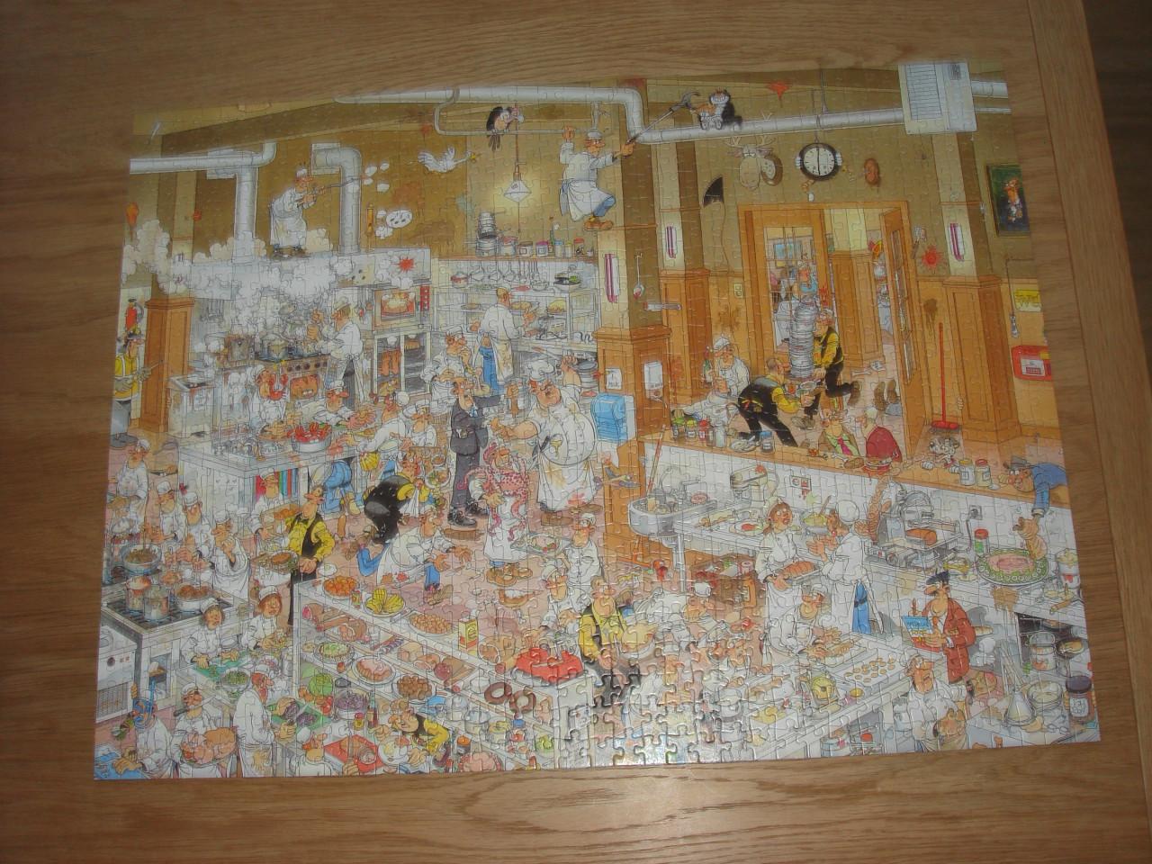 Te koop Complete Jan van Haasteren puzzel The Kitchen 950 stukjes
