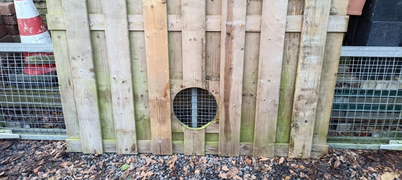 Degelijke houten schutting van Hilhout ( 16 mm, jumbo )