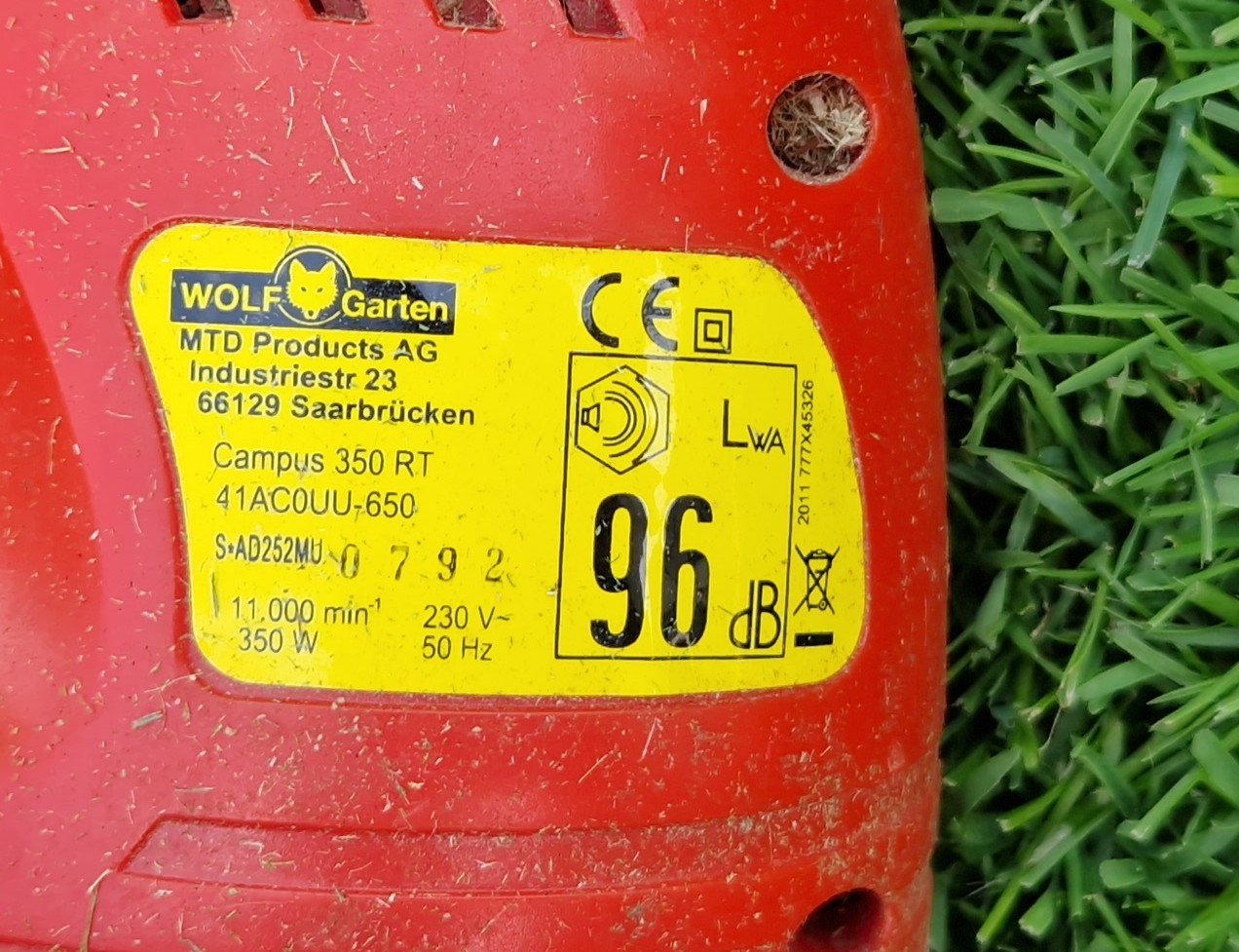 Elektrische grastrimmer