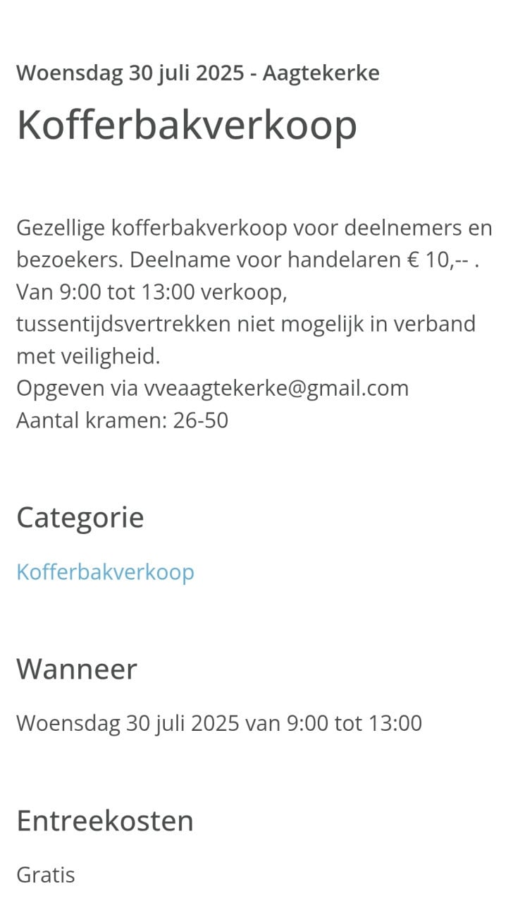 Kofferbakverkoop