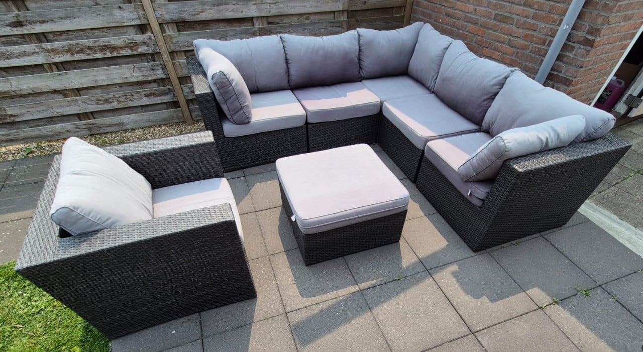 Loungeset 240 x 240 cm (Bezorging mogelijk)