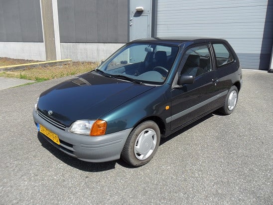 Toyota Starlet 1.3 16V 55KW/Elek.pakket/Stuurbekrachtiging/ 1998/Groen