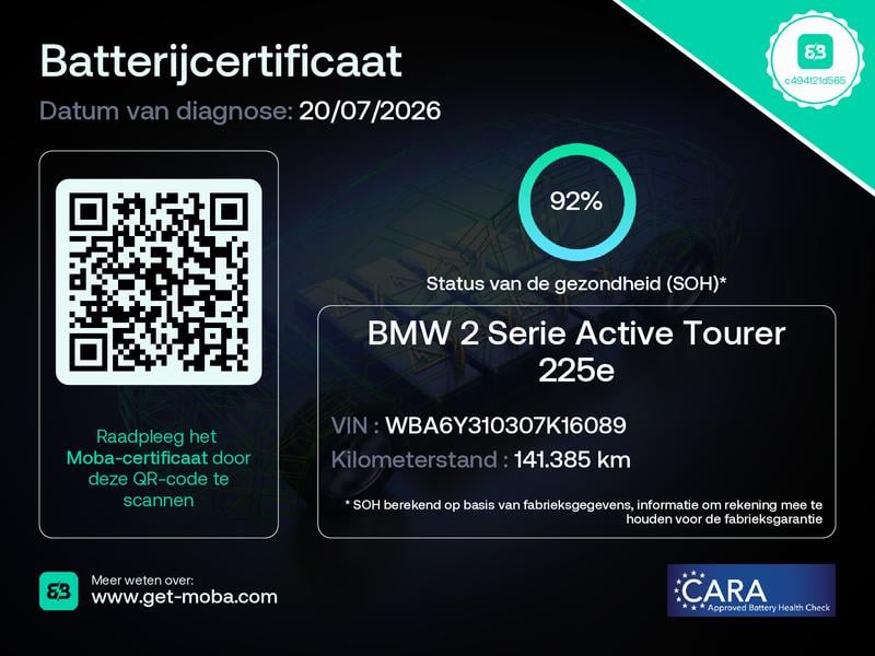 BMW 2-serie active tourer 225xe iperformance high executive