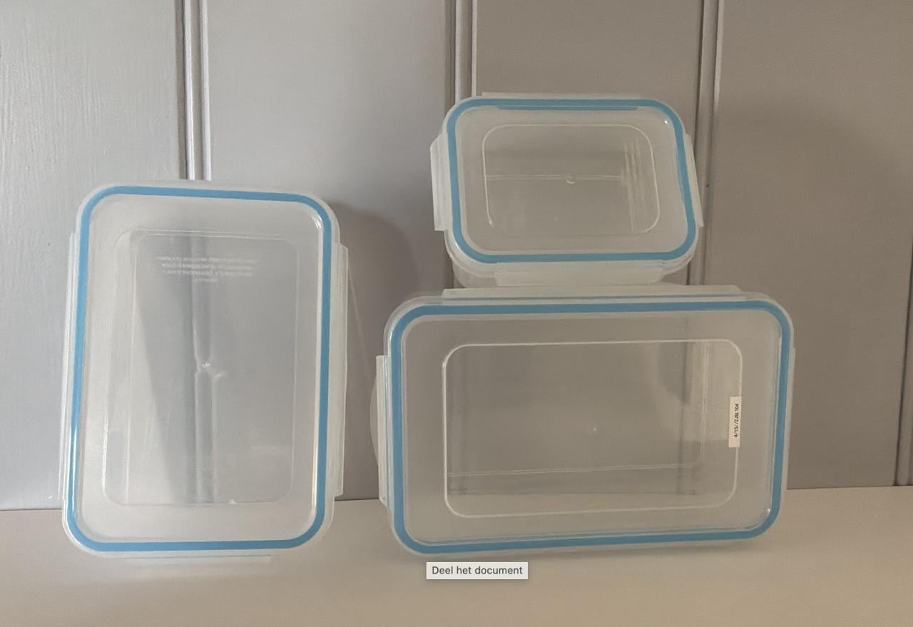 Hema clipdoos, food storage box, 0.7L