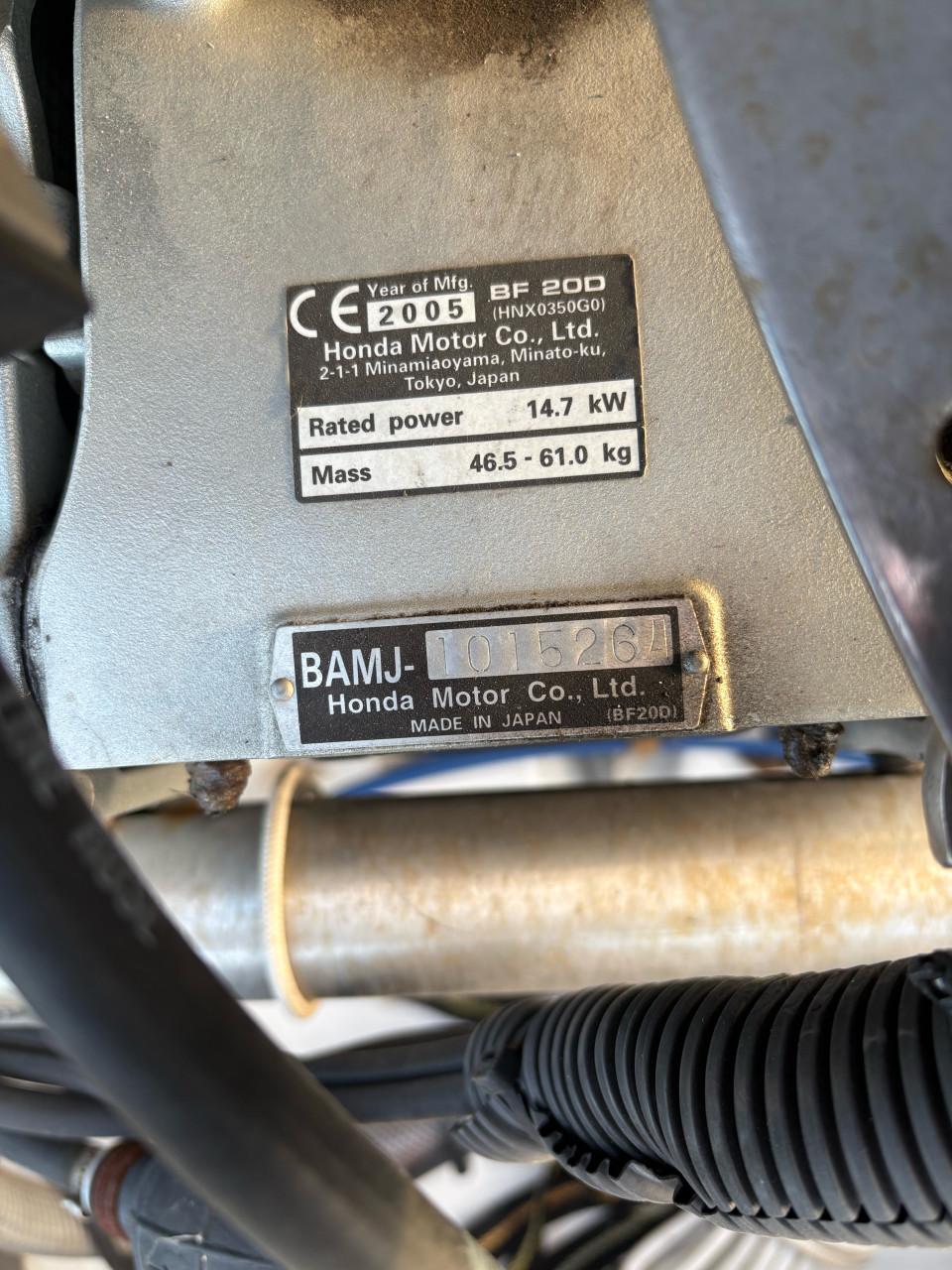 Rib 290 caribe met honda 20pk 4takt