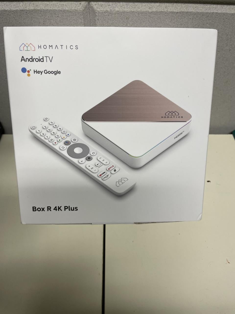 Homatics box R 4k plus google tv 14 streaming box 4 gb ram, Dolby en atmos