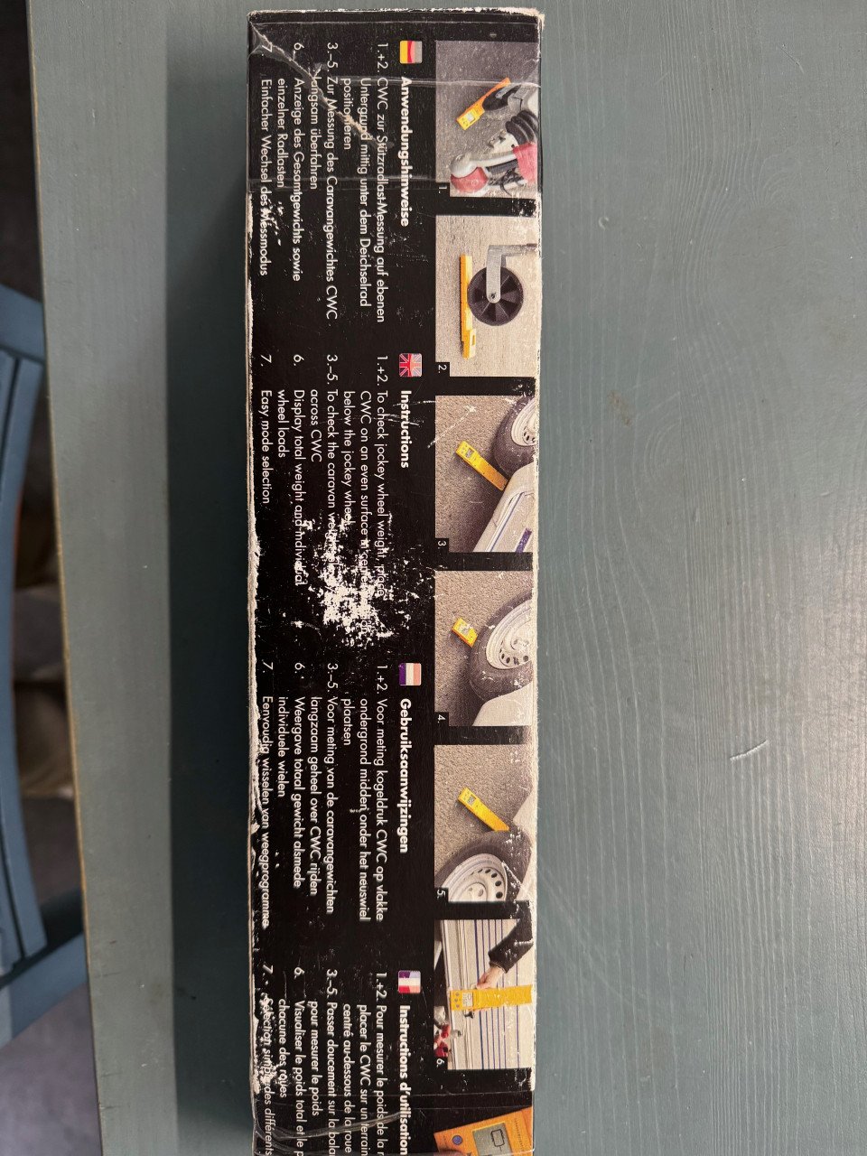 Elektronische caravan weger
