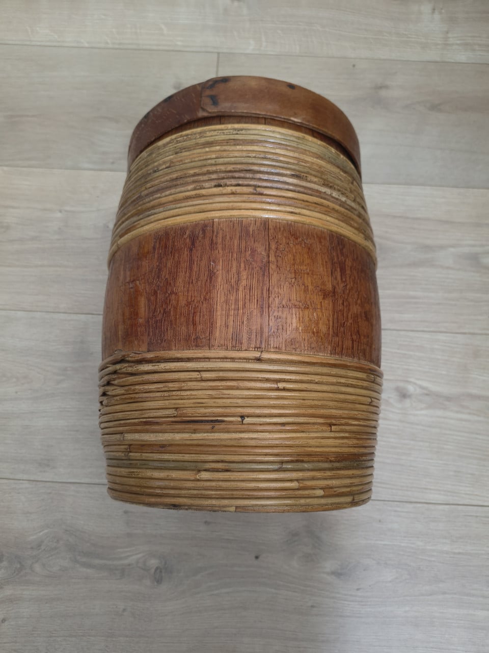 Fraai houten tonnetje, diverse toepassingsmogelijkheden