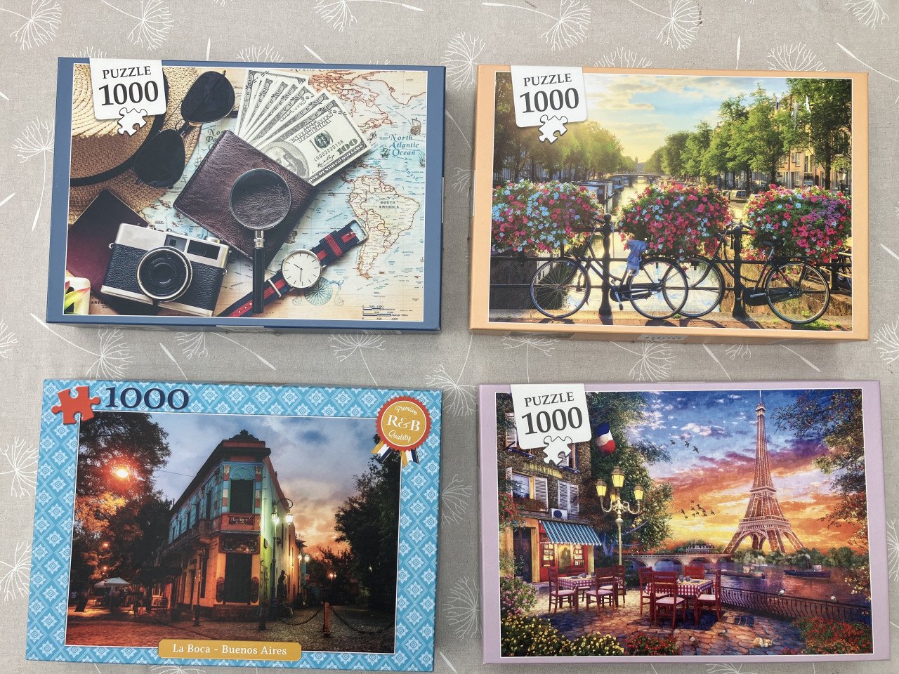 Puzzels 1000 stukjes
