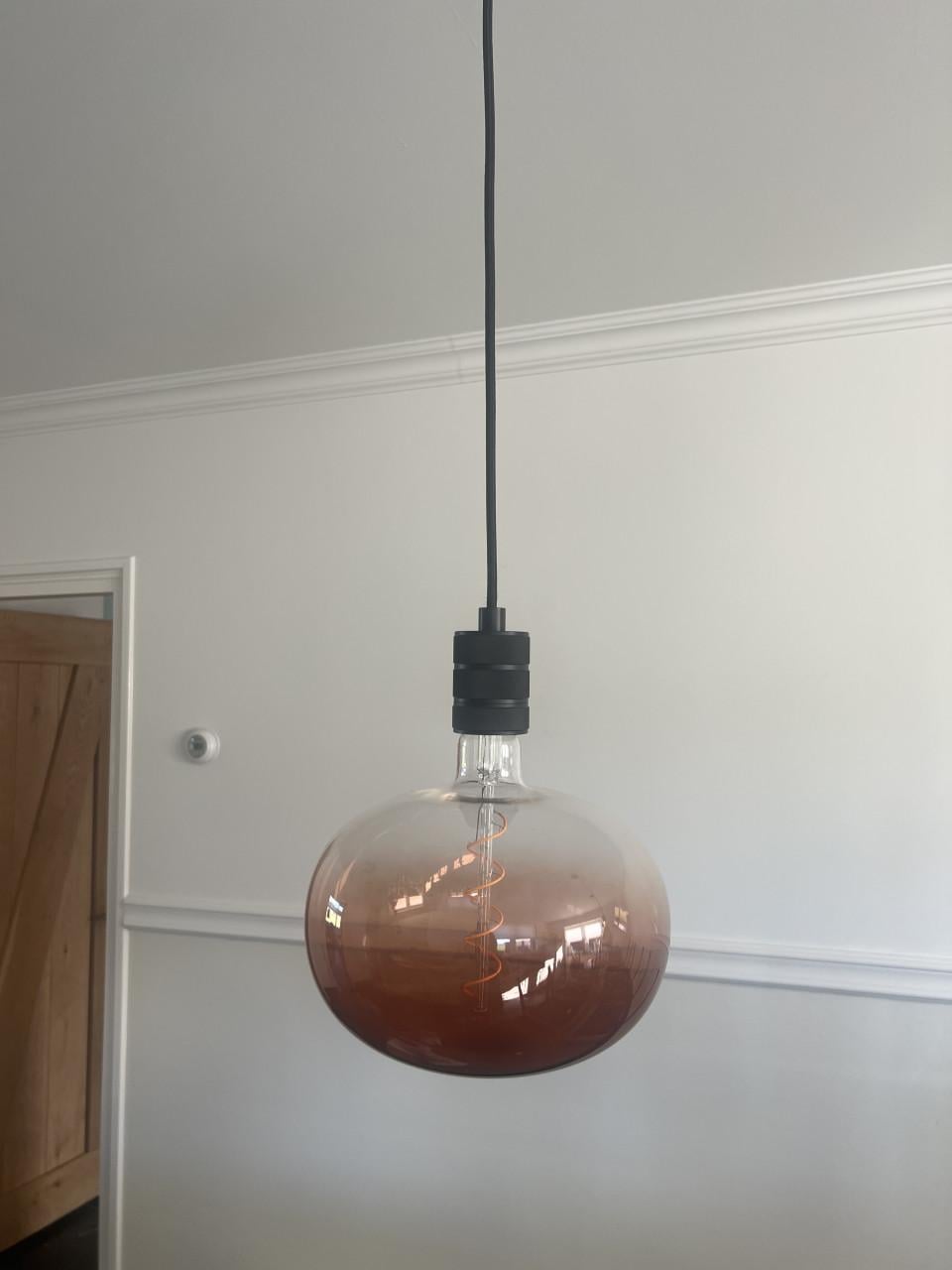 Drie hang lampen met fitting