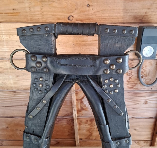 Paardengareel met Koper Beslag  T.E.A.B.