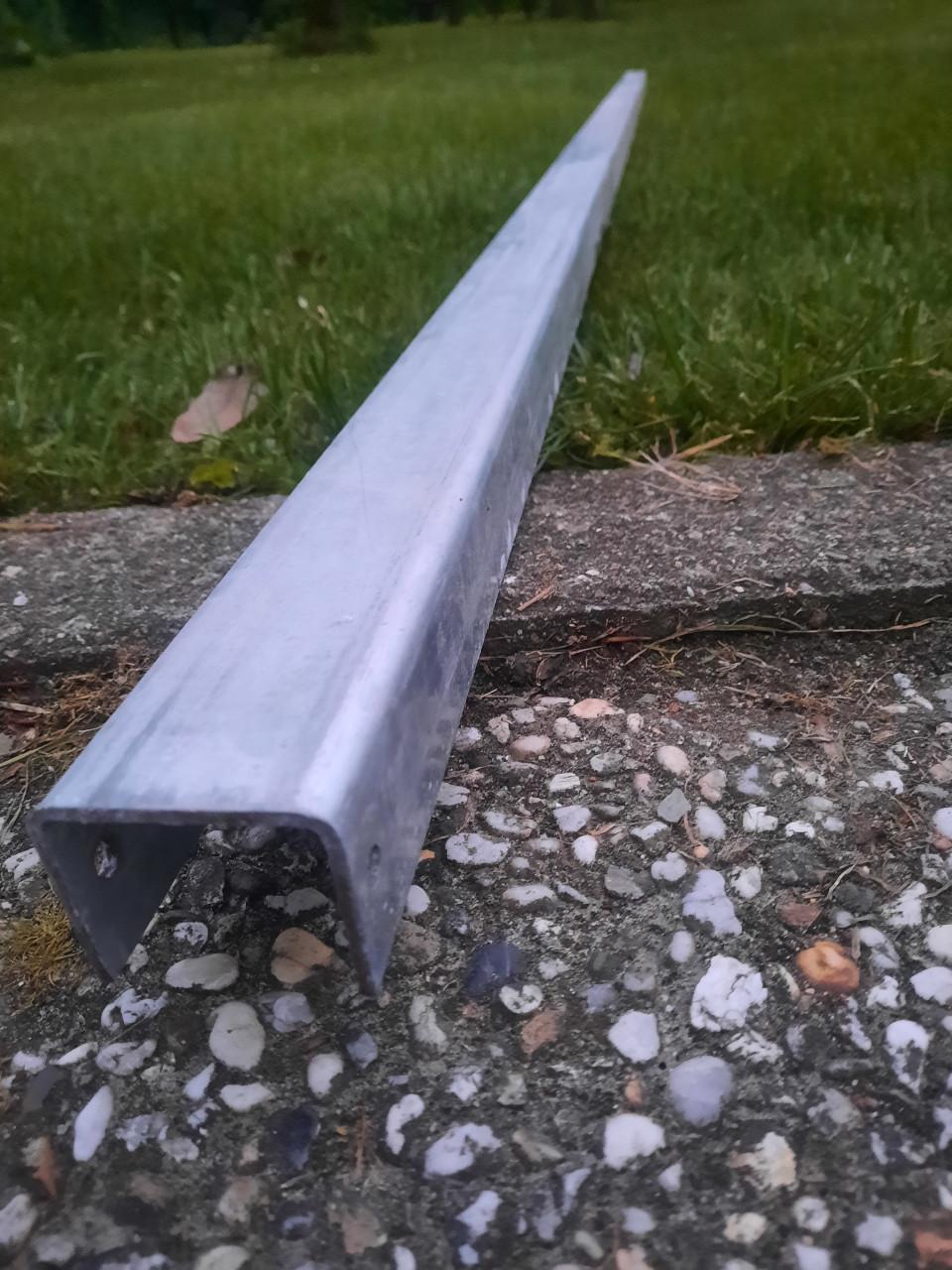 Ijzeren hoekprofielen gegalvaniseerd, u profiel, hoeklijn