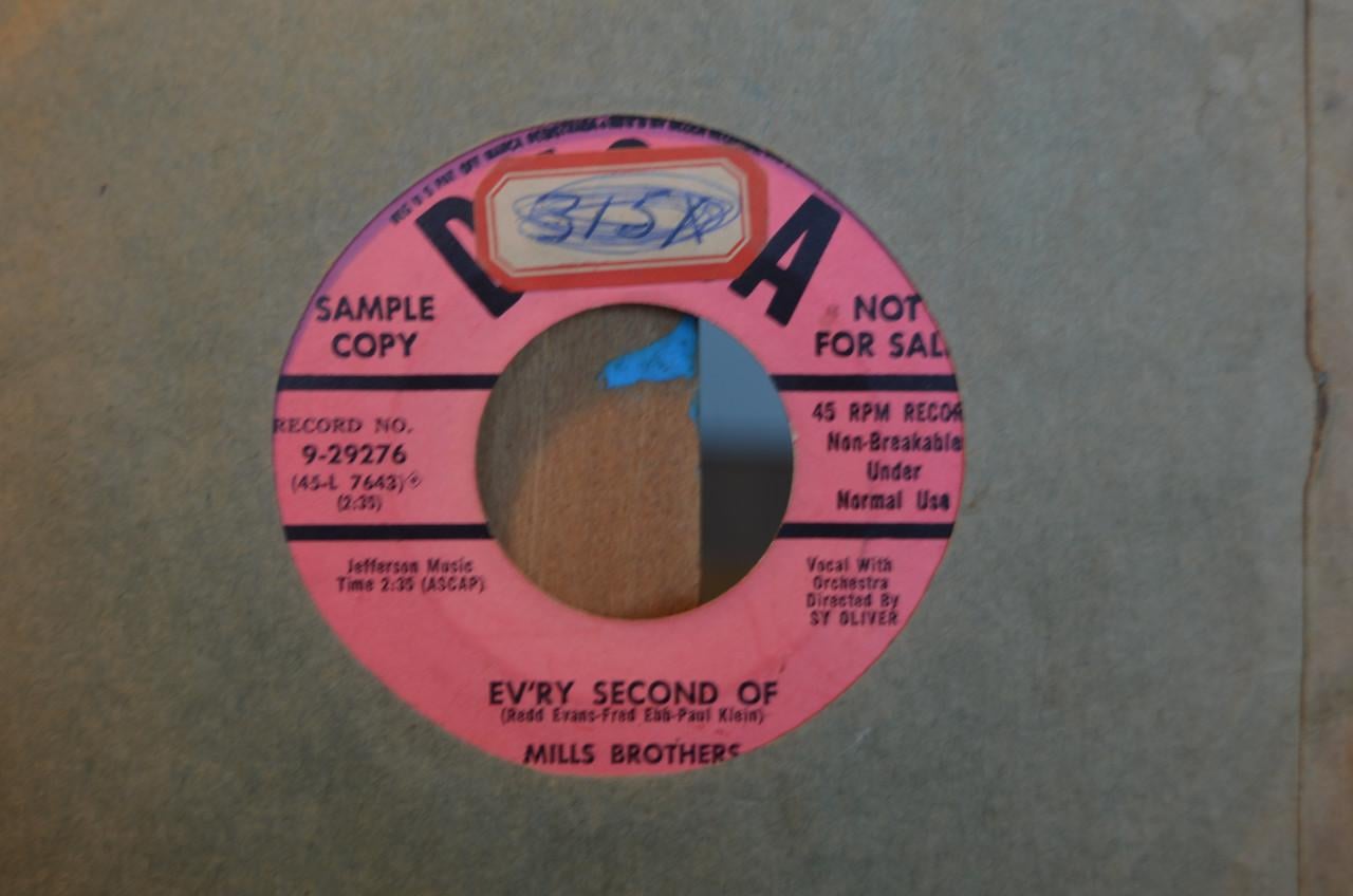 Bijzondere singles The Mills Brothers (Sample copies e.d.) (2)