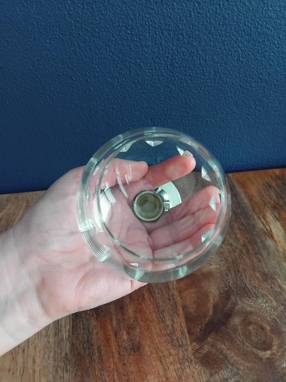 Brandy snifter Tinnen voet