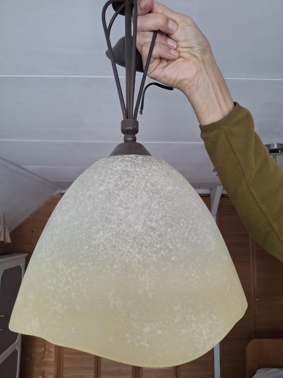 Set vintage hanglampen