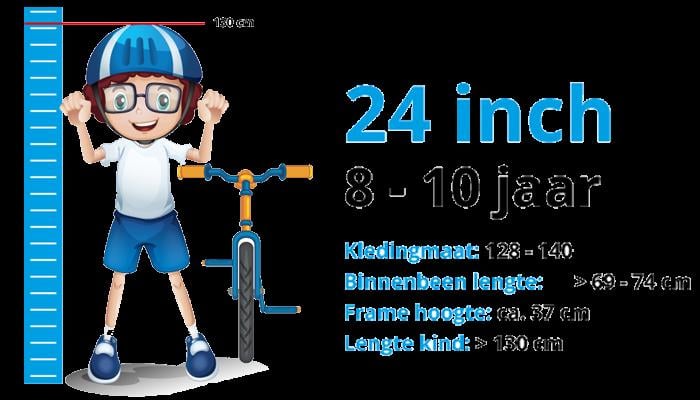 Cortina U4 24 inch jongensfiets – 3 versnellingen – transportfiets