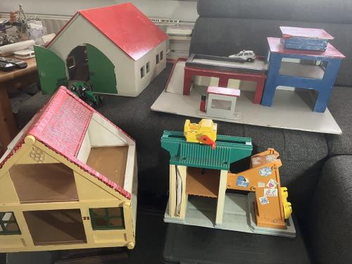 Speelgoed, Schuur, Garage, Hijsconstructie, Huis