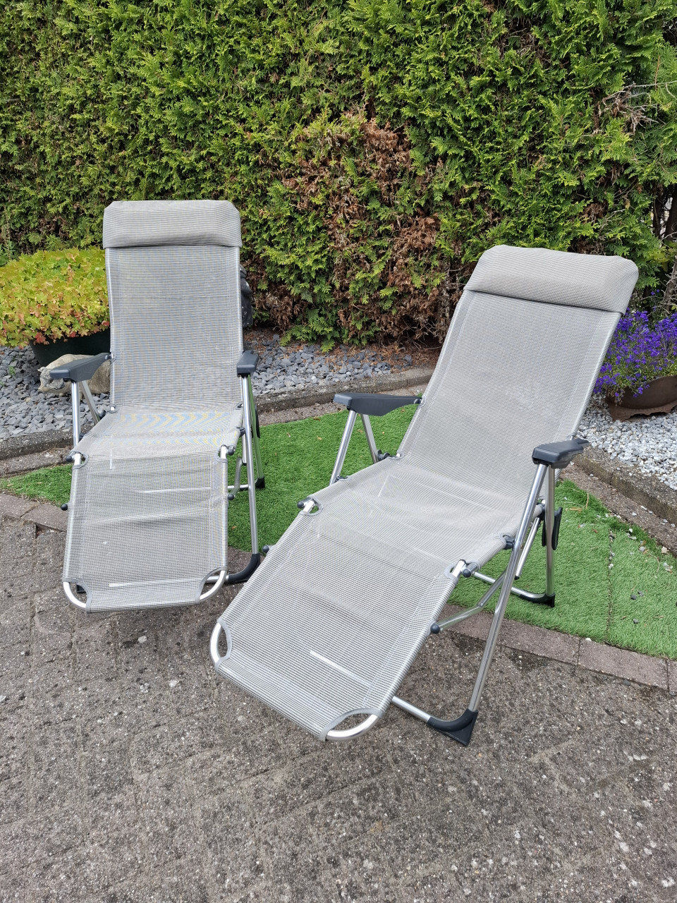 Set fijne tuinstoelen