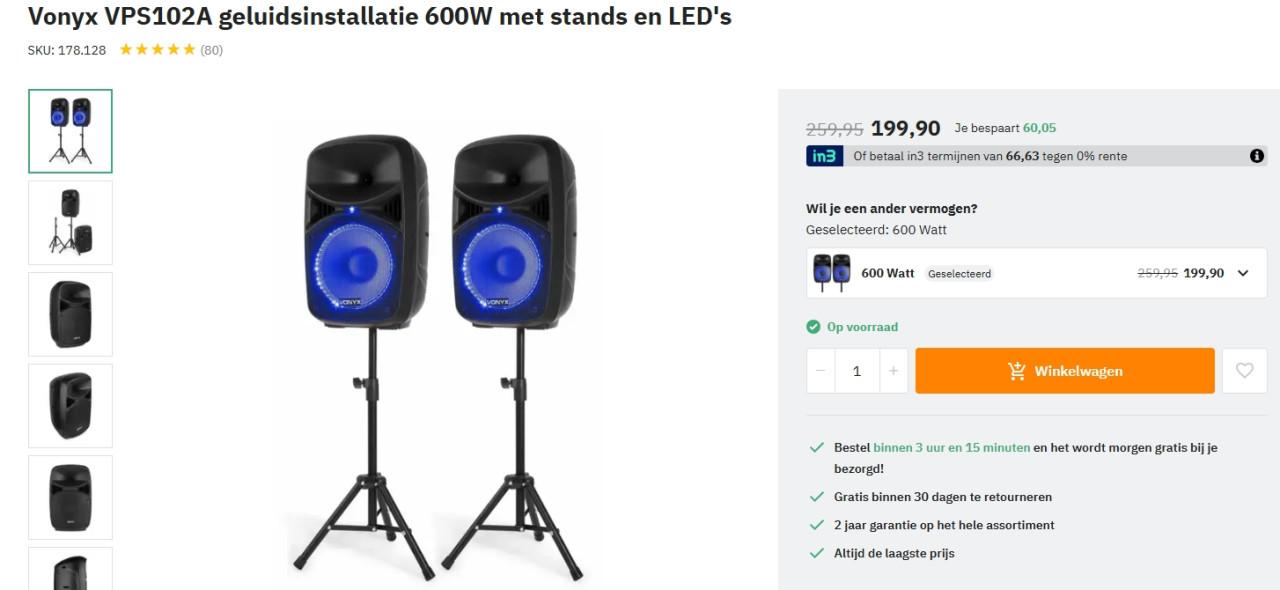 Speakerset